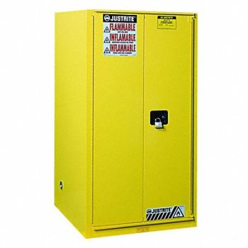 JUSTRITE Cabinet Steel 5 Shelves Yellow, 786V95