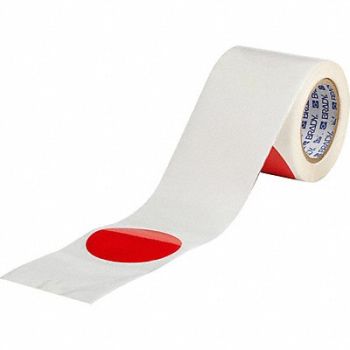 BRADY Floor Marking Tape Red PK80, 786ZP9