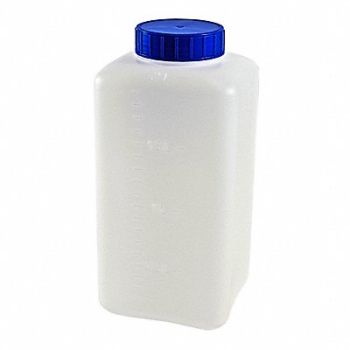 DYNALON Graduated Rectangular Bottles 64 oz PK5, 787A36
