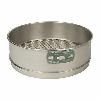 ADVANTECH Wire Cloth Laboratory Test Sieve Coarse, 787A58