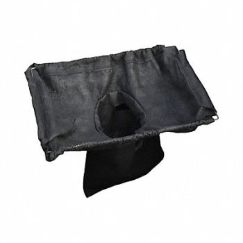 ULTRATECH Storm Drain Filter Black 3 in H PK10, 787CU8