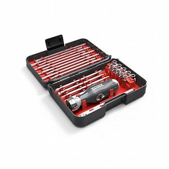 PROTO Ratchet Multi-Bit Screwdriver Set, 787D11