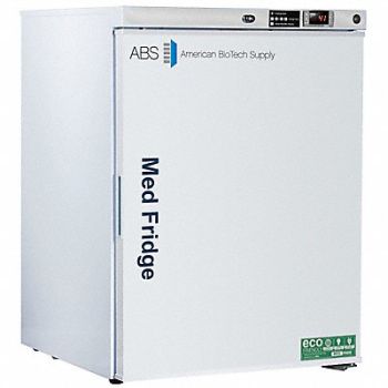 AMERICAN BIOTECH SUPPLY Refrigerator 5.2 cu ft 32-1/8 H 23-3/4 W, 787KD5