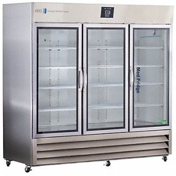 AMERICAN BIOTECH SUPPLY Refrigerator 72 cu ft 83-1/4 H 81 W, 787KD7