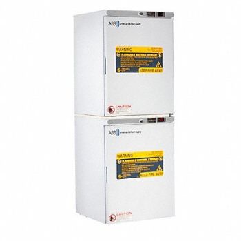 AMERICAN BIOTECH SUPPLY Refrigerator w/Freezer 65-3/8 H 23-5/8 W, 787KE8