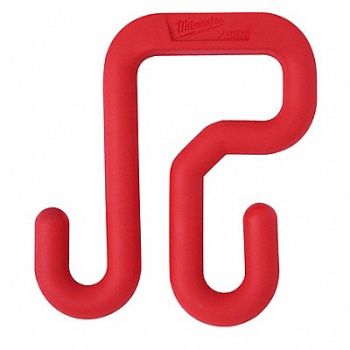 MILWAUKEE Bucket Hook Red 3/4 D 6-1/2 L 5-3/4 W, 787LN4