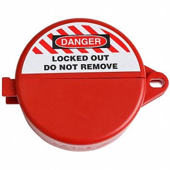 BRADY Ball Valve Lockout 4 1/4 in W Plastic, 787MD5