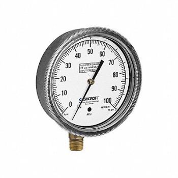 ASHCROFT Pressure Gauge, 787NM4