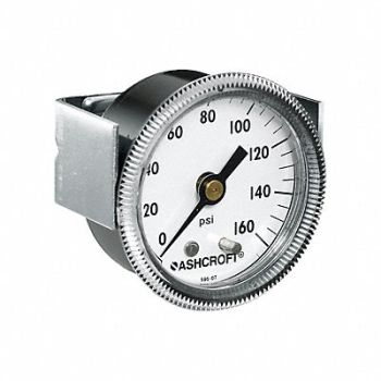 ASHCROFT Panel Mount Pressure Gauge, 787NR4