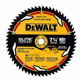 DEWALT Circular Saw Blade 7000 RPM 60 Teeth, 787PL2