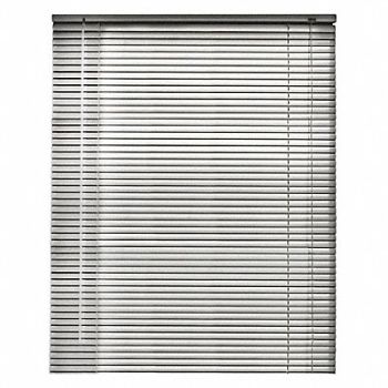 KEYSTONE FABRICS Mini Blinds Silver 72 in L 46 in W, 787R37