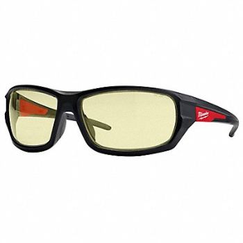 MILWAUKEE Safety Glasses Lens Yellow Polycarbonate, 787UG5