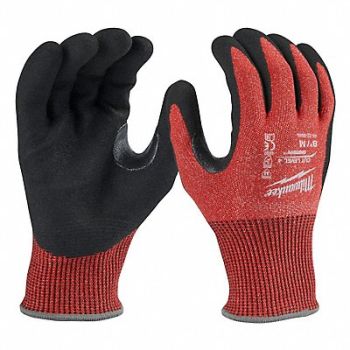 MILWAUKEE Work Gloves Style Knit 9.3 L, 787UL9