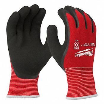 MILWAUKEE Work Gloves Style Knit 10.83 L PK12, 787UW4
