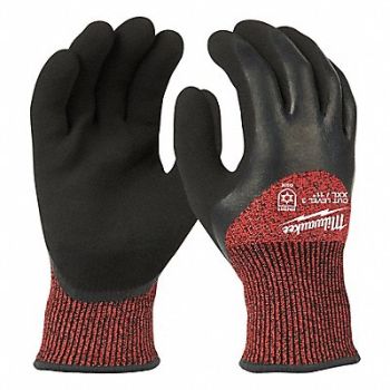 MILWAUKEE Work Gloves Style Knit 11.22 L PK12, 787UX4