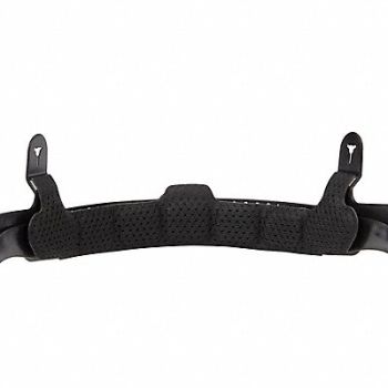 MILWAUKEE Helmet Sweat Band Polyester Color Black, 787VA7