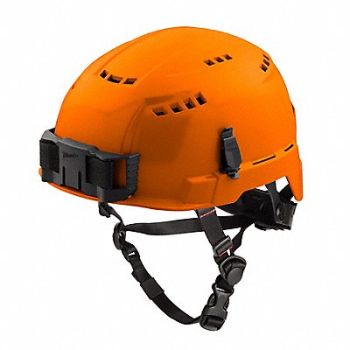 MILWAUKEE Hard Hat Color Orange 6 1/2 to 8 1/2, 787VD2