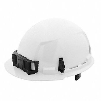 MILWAUKEE Hard Hat Color White 6 1/2 to 8 1/2, 787VE8