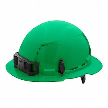 MILWAUKEE Hard Hat Color Green 6 1/2 to 8 1/2, 787VH1