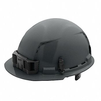 MILWAUKEE Hard Hat Color Gray 6 1/2 to 8 1/2, 787VH8