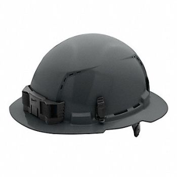 MILWAUKEE Hard Hat Color Gray 6 1/2 to 8 1/2, 787VH9