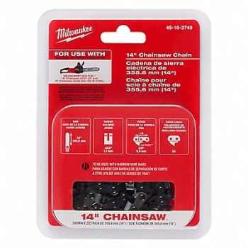 MILWAUKEE Replacement Chainsaw Chain 52 links, 787YW2