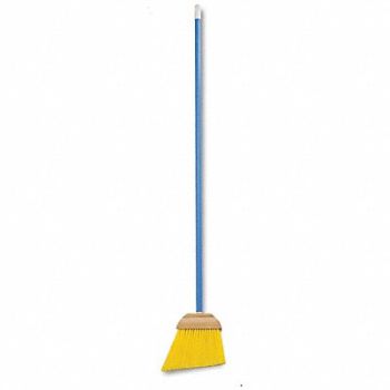 ABILITY ONE Angle Broom 46 in Handle L 7 in Face, 5LG99