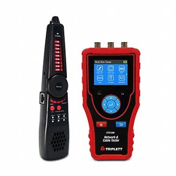 TRIPLETT Network and Cable Tester with Probe LCD, 792RK1