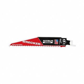 MILWAUKEE Reciprocating Saw Blade Carbide 6 L, 793L95