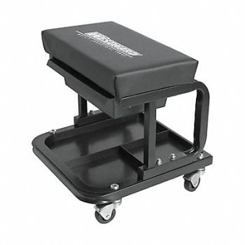 WESTWARD Creeper Seat 250 lb 14-3/8 H Black, 793LF7