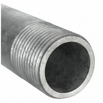 GRAINGER APPROVED Galv.Nipple Seamless 3/8 x 36, 793LV1