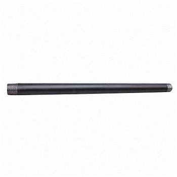 GRAINGER APPROVED Black Nipple Seamless 4 x72, 793PY3