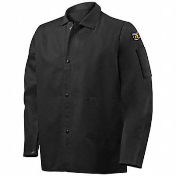 STEINER INDUSTRIES K7362 FR Welding Jackets 3XL Cotton Men, 793P57