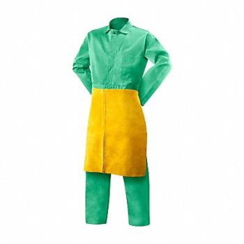 STEINER INDUSTRIES Side Split Cowhide Waist Apron Leather, 793P78