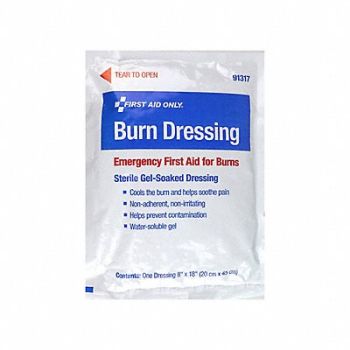 FIRST AID ONLY Burn Dressing 18 in 8 in, 793PE5