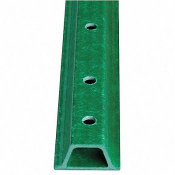 ACCUFORM U-Channel Post 6 ft Green, 793R95