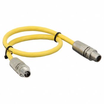 HARTING Cordset 5m Yellow 26 AWG, 793TV7