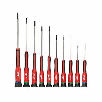 MILWAUKEE Screwdriver Set, 793V89