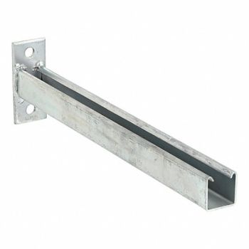 GRAINGER APPROVED Strut Channel Fitting Silver 2 W 2 Holes, 793VU3
