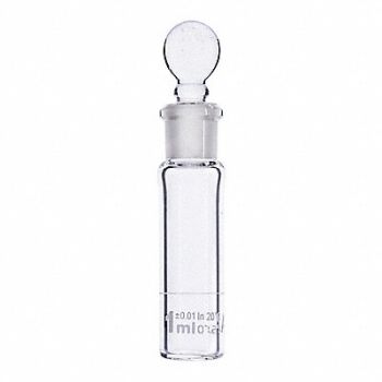 GLOBE SCIENTIFIC Volumetric Flask 0.03 oz 1 mL PK6, 793W17