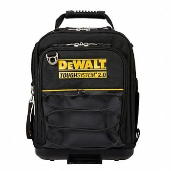 DEWALT Tool Bag Black Pockets 25 15 1/4 H, 793W82