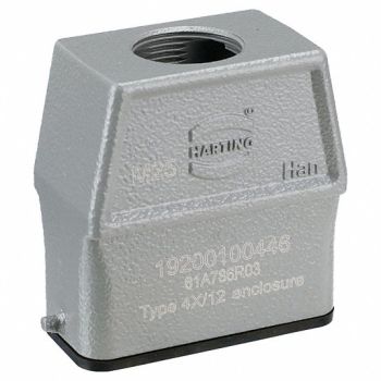 HARTING M25 Rectangular Connector Hood 66.7 mm H, 793Y33