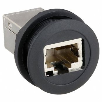 HARTING RJ45 Service Interface Coupler Black, 793YF3