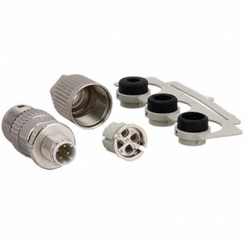 HARTING M12 Circular Connector 4 Poles 4 A, 793YH1