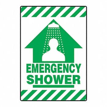 SLIP-GARD Floor Sign Vertical Rectangle English, 793Z33