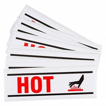 BRADY Label Vinyl 3 1/2 H 10 W PK25, 793ZT7