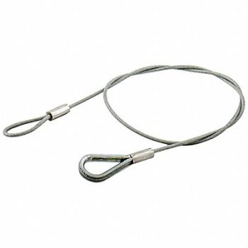 HUBBELL Safety Chain 1-25Lb w/Safety Clip Steel, 793ZV3