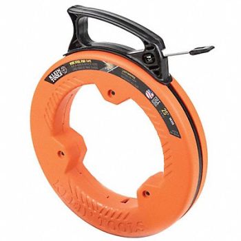 KLEIN TOOLS Fish Tape Flat Steel 7 Case Dia., 794J75
