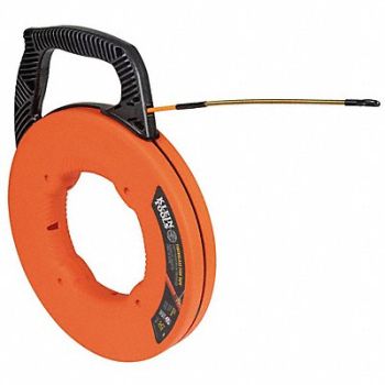 KLEIN TOOLS Fish Tape Round Fiberglass 13 Case Dia., 794J81