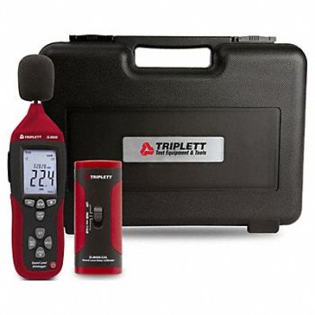TRIPLETT Noise Meter Datalogger with Calibrator, 794UD5